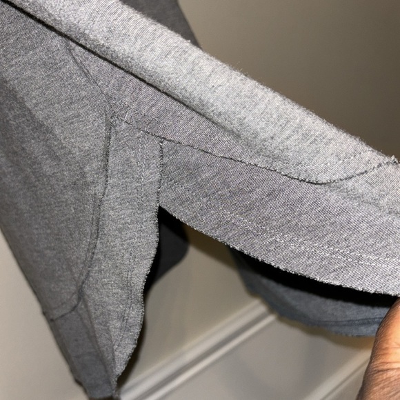 Beulah style grey short sleeves round neck  top Sz M/L - Picture 15 of 16